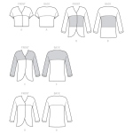 Выкройка: Misses` Curved-Seam or Cropped Jackets, Butterick B6329 