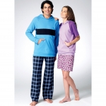 Unisex Top, Shorts and Pants, Kwik Sew K3981 