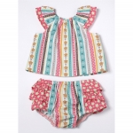 Ompelukaavat: Beebide` Ruffled Tops, Dresses and Panties, Butterick B6444YA5 