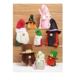 Simplicity Sewing Pattern Plush Gnomes in Two Sizes, SS9581OS (One Size Only) 