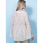Ompelukaavat: Misses` Loose-Fitting, Gathered Waist Pullover Tops with Bell Sleeves, Butterick B6486 