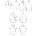 Выкройка: Misses` Tunic, Butterick B6099 