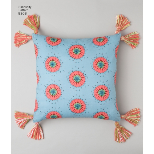 Pillows, Sizes: OS (ONE SIZE), Simplicity Pattern #8308 