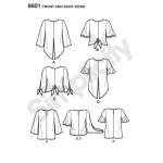 Naiste pullover topid, Simplicity Pattern #8601 