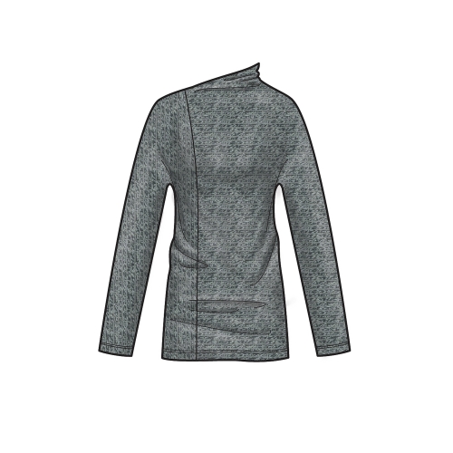 Naiste trikoo-topid, püksid ja seelik, Simplicity Pattern #S9017 