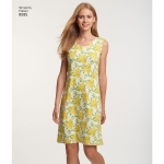 Naiste kleidid, suurused: A (XS-S-M-L-XL), Simplicity Pattern #8595 