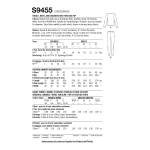 Simplicity Sewing Pattern S9455 Misses`, Men`s and Children`s Knit Pants and Top 