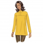 Выкройка: Misses` Button-Closure Tunics with Yokes, Butterick B6416 