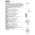 Выкройка: Holiday Stockings, Kwik Sew K4314 