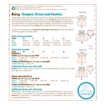 Babies` Romper, Sailor Dress and Panties, Kwik Sew K0214 