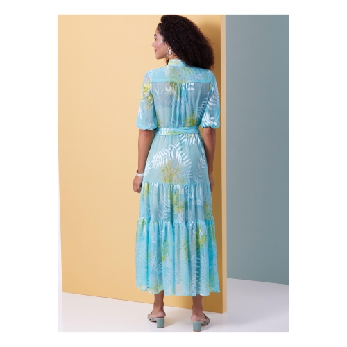 Lõikekomplekt BUTTERICK B6977 MISSES` DRESS AND SASH 