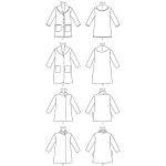 Naiste mantel, Butterick B6107 