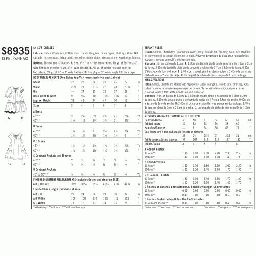 Kleit, Simplicity Sewing Pattern S9175 