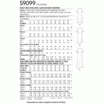 Naiste kleit käiste, pikkuste ja kanga variatsioonidega, Simplicity Pattern #S9099 