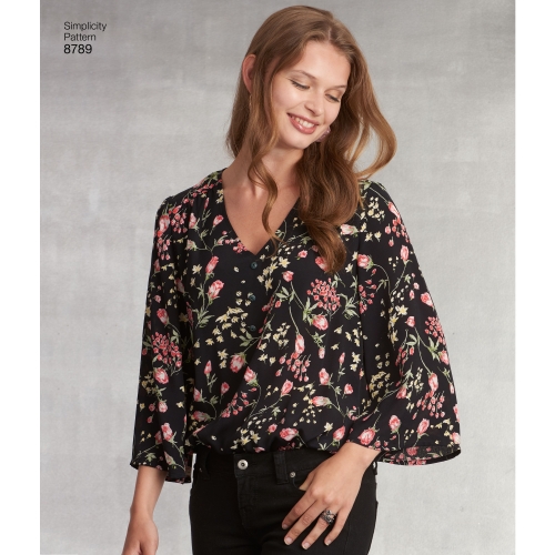 Naiste Body-kostüümid, suurused: A (XS-S-M-L-XL), Simplicity Pattern #8789 