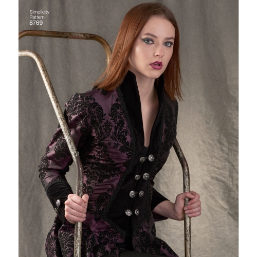 Naiste kostüüm mantlid, Simplicity Pattern #8769 