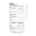 Simplicity Sewing Pattern S9454 Children`s and Misses` Dress and Top 
