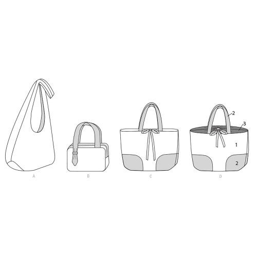 Simplicity Sewing pattern S9304 BAGS, SS9304OS 