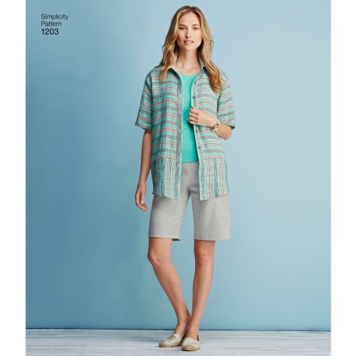 Naiste spordiriiete lõiked, Simplicity Pattern #1203 