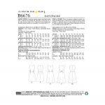 Выкройка: Misses` Dress, Butterick B6676 
