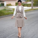 Misses` and Women`s Top, Skirt, and Vest, Simplicity Pattern #S8959 