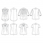Выкройка: Misses` Top, Butterick B6024 