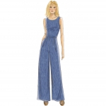 Выкройка: Misses` Open-Back, Tulip-Detail Dresses and Jumpsuit, Butterick B6351 