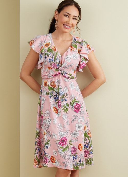 Выкройка BUTTERICK B6893 MISSES` DRESS, JUMPSUIT 