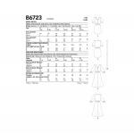 Выкройка: Misses` Dresses, Butterick B6723 