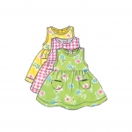 Выкройка: Beebide` Dress, Jumper, Romper, Jumpsuit, Panties, Hat and Bag, Butterick B5624 