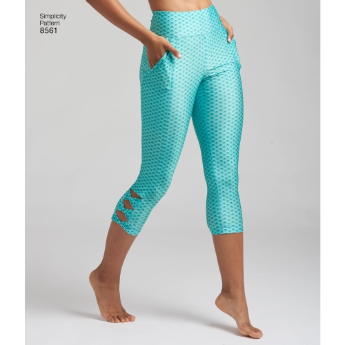 Naiste retuusid, suurused: AA (XS-S-M-L-XL), Simplicity Pattern #8561 