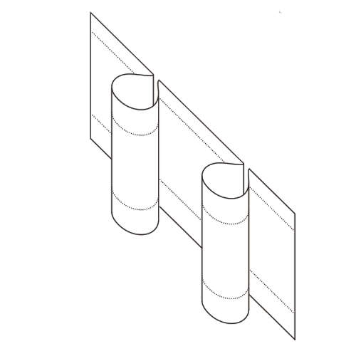 Curtain Tape 50 mm, U4-150  