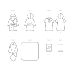 Simplicity Sewing Pattern S9483 Babies` Bath Set 