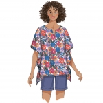 Выкройка: Misses` Fringe-Trim, Overlay or Notch-Neck Tunics, Butterick B6356 