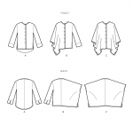 Naiste särk drapeeringu variatsioonidega, Simplicity Pattern #S S9058 