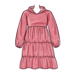 Швейные выкройки Simplicity S9380 Misses` Sweatshirt Dresses, A (XS-S-M-L-XL) 