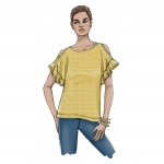 Выкройка: Misses` Top, Butterick B6591 