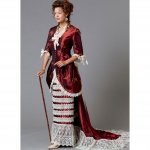 Выкройка: Misses` Jacket and Skirt with Train, Butterick B6572 