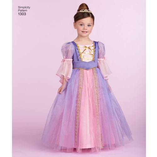 Väikelaste ja laste kostüümid, Simplicity Pattern #1303 