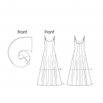 Ompelukaavat: Misses`, sizes: Women`s Wrap and Dress, Butterick B5761 