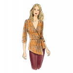 Выкройка: Misses` Top, Butterick B6629 