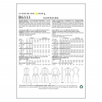 Выкройка: Misses`, sizes: Miss Petite, sizes: Women`s, sizes: Women Petite Shirtdress and Sash, Butterick B6333 