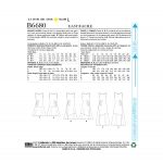 Выкройка: Misses` Dress, Butterick B6680 