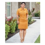 Simplicity Sewing Pattern S9463 Misses` Shirt Dress with Belt 