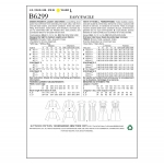 Выкройка: Misses`, sizes: Women`s Jacket and Dress, Butterick B6299 