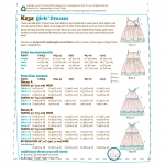 Tüdrukute voodriga kleidid, Kwik Sew K0232 