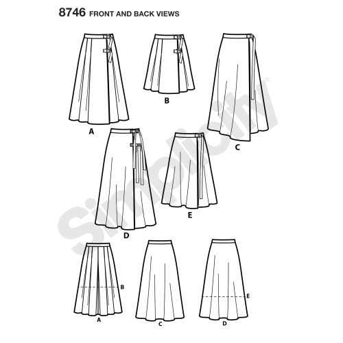Naiste hõlmikseelikud, Simplicity Pattern #8746 