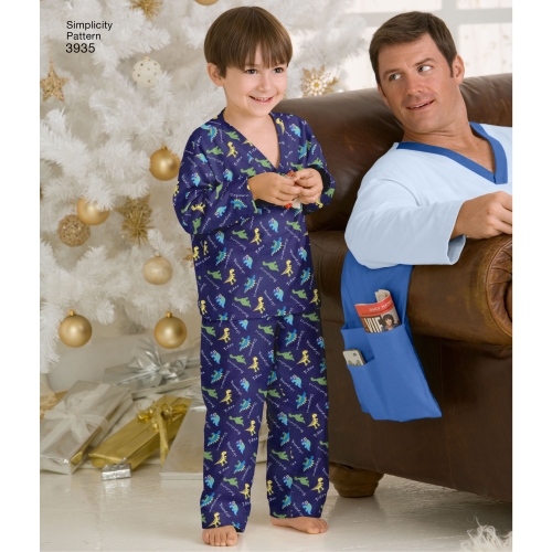 Naiste, meeste ja laste magamisriietus, Simplicity Pattern #3935 