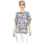 Выкройка: Misses` Top, Butterick B6687 
