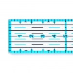 Transparent Ruler, 3 mm, 3 cm × 15 cm, LeSummit #34153 